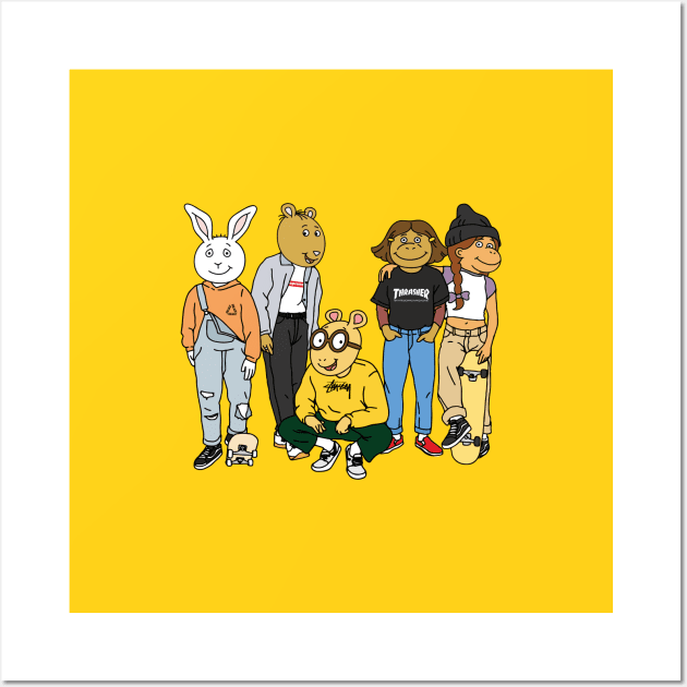 Arthur Squad Wall Art by drawmelike